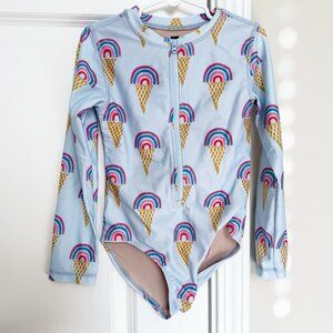 Tea Collection Girl Long Sleeve One-Piece Swimsuit 6 years